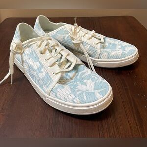 NEW OluKai Pehuea Li Convertible Sneaker, Blue / White, Women’s 9